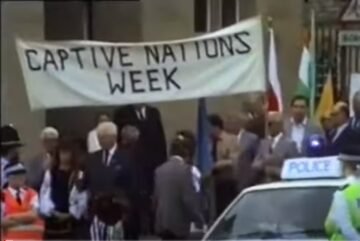 «Captive Nations week» in Bradford 16.07.1989