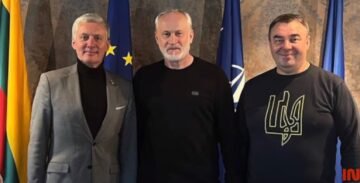 Ахмед Закаєв та Валдемарас Сарапінас. Зустріч із Послом Литви в Україні