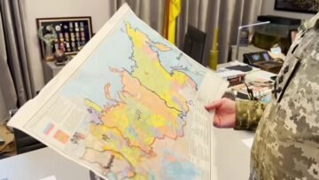 Prytula sells at auction “Budanov’s map” with a divided Russia