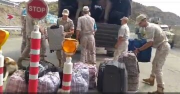 Citizens of the Russian Federation who support separatism leave Karabakh