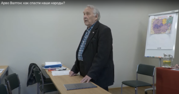 Arvo Valton: how to save our nations?