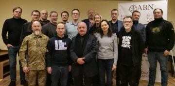 Встреча Януша Бугайского с нардепами из ВСК и партнерами АБН в Киеве