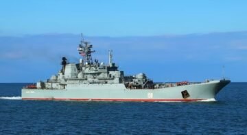 В Черном море подбили БДК «Цезарь Куников», он затонул − источники