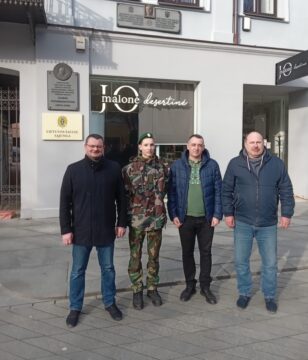 Делегация АБН в Каунасе (Литва) почтила память Евгения Коновальца