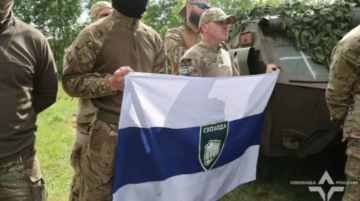Russian volunteer soldiers announce strikes on Russian positions in Belgorod and Kursk