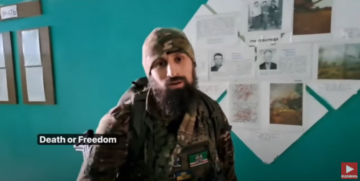 Shamil Zakaev from the administration building of the Gorkovskoye village: We have been holding the territory for three days