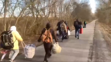 В Белгородской области РФ – стихийная эвакуация