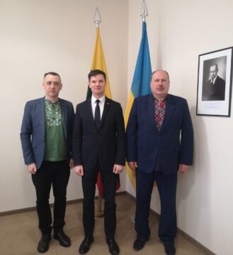 Делегація АБН зустрілась із віце-спікером Сейму Литовської Республіки Паулюсом Саударгасом