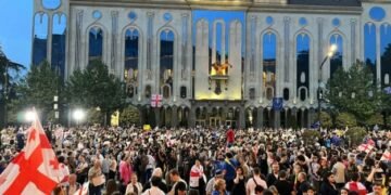 В Тбилиси 16-й день подряд продолжаются протесты против закона об «иноагентах»
