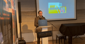 Виступ пана Фредріка Мальма (Fredrik Malm) на презентації виставки АБН в Стокгольмі