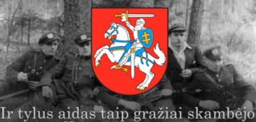 «Miške prie laužo» — песня литовских лесных братьев