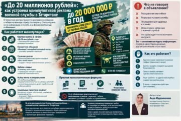 “До 20 мільйонів рублів”: як Міноборони РФ через контрактну службу в Татарстані використовує фінансову маніпуляцію